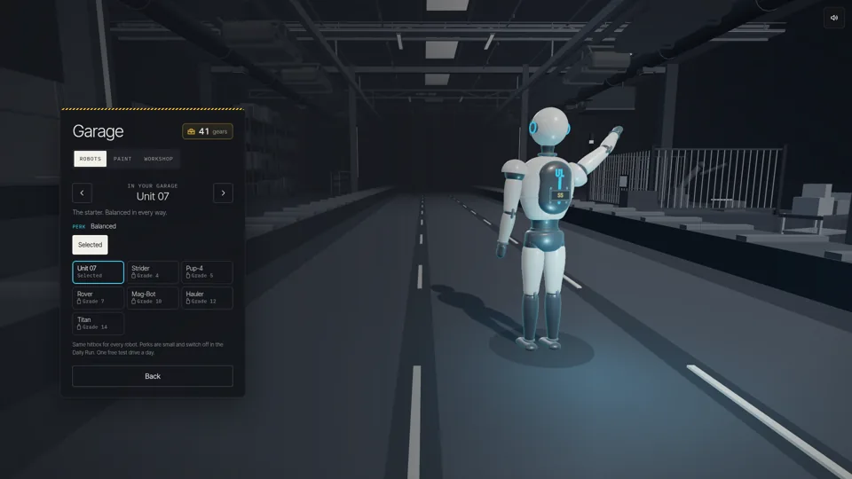The Garage showroom with robots and paint
